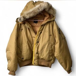 Baby Phat XXXL 3X RARE VINTAGE FUR HOOD PUFFER BOMBER JACKET